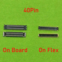 10pcs 40 Pin LCD Display FPC Connector On Motherboard Screen Flex Port For Huawei Mate 20x/Mate20X/P30/P30 PRO/V10/Honor 30