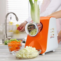 220v切絲器 全自動多功能電動切菜器家用小型土豆絲蘿卜切絲刨絲器涼菜沙拉機 交換禮物 母親節禮物