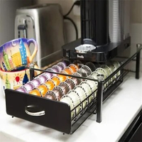 Coffee Capsule Holder Nespresso Vertuoline Dolce Gusto Capsules Storage Rack Coffee Vertuo Holder Organizer Rack Machine Drawer