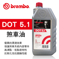 真便宜 BREMBO布雷博 DOT 5.1 義大利原裝煞車油1L
