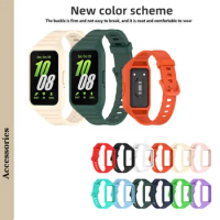 For Samsung Galaxy Fit 3 Strap 2in1 Design Full Protect Silicone Strap With Cover Case For Galaxy Fit3 Wristband