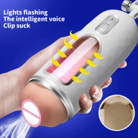 Sex? Toy for a Men Sexy Toys Pussy Men's Automatic Masturbator Pusssy?toy Artificial Vagina Adult Supplies Aircraft Cup Vaginas