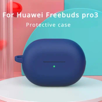 For Huawei Freebuds pro3 Earphone Protective Case Silicone Case Cute Cover Silicone Pure color Cover for Huawei Freebuds pro3