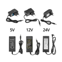 1A 2A 3A 5A 5V Power Supply Universal LED Driver 100V 240V to 12V 24V Voltage Converter Switch Power Adapter Charger