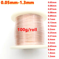 Copper Lacquer Wire 0.1mm 0.2 0.25 0.4 0.8 0.5 0.31 1.0 1.3 Cable Copper Wire Magnet Wire Enameled Copper Winding Wire Coil