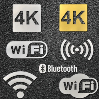 4K HD WIFI Metal Sticker TV Monitor Home Theater Mobile Phone Laptop Case Metal Sticker