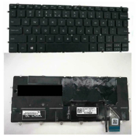 Plastic Laptop Keyboard Enter-key w/Backlit for Dell XPS 13 2018 9370 13-9370 13-9370-D1705S 06Y7DJ backlit US keyboard