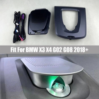 Lift Center Speaker Suitable for BMW X3 X4 G02 G08 2018 UP New Ambient Light LED Decorative Cover Synchronize Original Car Light