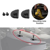 2 Pcs Motorcycle Left Side Battery Fairing Cover Button Clip ABS For Harley Sportster XL883 XL1200 2004-2018 X48 72 2010-2022