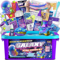 Toy Galaxy Slime Kit for Boys Girls 10-12 FunKidz Ultimate Metallic Slime Making Kit for Kids Ages 8