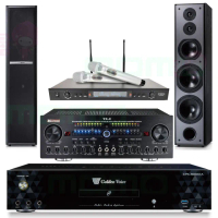 【金嗓】CPX-900 K1A+Zsound TX-2+SR-928PRO+TDF M6(4TB點歌機+擴大機+無線麥克風+喇叭)