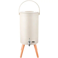 large capacity milk tea soy milk coffee insulation bucket open bucket buffet milk juice tripod beverage machine
