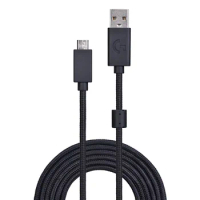 OFC Nylon Braided Replacement USB Charging Audio Data Cable Extension Cord for Logitech G635 G633 G933 G935 G633S G933S Headsets