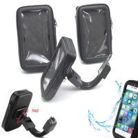 For XVS1300A XT1200Z xj6 XMAX VMAX NVX155 Motorcycle GPS Navigation Frame Mobile Phone Mount Bracket Waterproof mobile phone bag