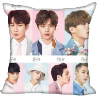 Korea-Pop BTOB Printing Square Satin Pillowcases 35x35cm,40x40cm One Side Printed Customize your image gift