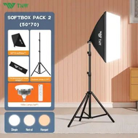 Original TNW Softbox Lighting Lampu Softbox Lighting Studio Lampu Studio Fotografi Lampu Foto150w un