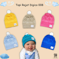 Topi Rajut Bayi DIGICO 008 Premium Beanie Baby Knit Lembut Hangat Unisex Newborn Toddler Topi Bayi L