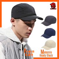 Basic Curve Brim Polyester Quick Dry Dri Fit Plain Blank 5 Five Panel L Size Men Women Low Crown Cam