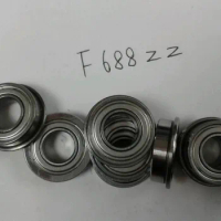 High quality 100cs F688ZZ F688-2Z flange ball bearings F688ZZ 8*16*5MM bearing--- free shipping
