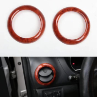 For Nissan Livina NV200 2007-2012 Car Dashboard Side Air Vent Ring Trim Styling Interior Accessories 2pcs