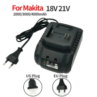 Charger for 18V 21V Makita Model Lithium Battery Apply to Cordless Drill Angle Grinder Spray Gun Electric Blower Power Tools