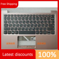 for Lenovo IdeaPad 120S-11IAP C Case With Keyboard Rose Gold Arabic 5CB0P23691
