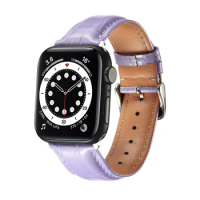 Leather Strap For Apple Watch Band 44mm 45mm 42mm iWatch 40mm 38mm 41mm Correa Watchband Bracelet Apple Watch Serie 8 7 6 5 4 3