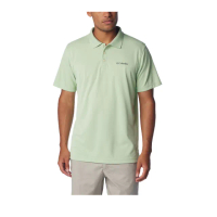 【Columbia 哥倫比亞 官方旗艦】男款-Utilizer™UPF30快排Polo衫-嫩綠色(UAX01260LM/IS)