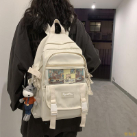 雙肩包 送娃娃 日系 大容量  書包 新款 韓版 雙肩包 後背包 旅行包 電腦包 多功能包 休閒包