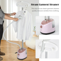 Steamer for Clothes Flat and Hanging Ironing Vertical Clothes Steamer with 11 Ironing Modes Clothing
