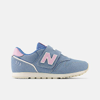 New Balance 373 [YZ373XN2] 大童 運動休閒鞋 寬楦 舒適 魔鬼氈 藍 粉紅