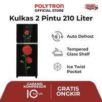 POLYTRON Kulkas 2 Pintu Belleza Varia 210 liter PRM 21CRX