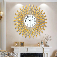 Large Wall Clock Living Room Wall Decoration Iron Clock Wall Clock Modern Design Clock Wall Large Cl