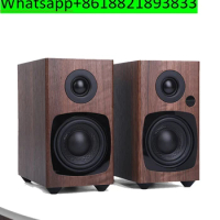 Three inch desktop active/passive speaker bookshelf multimedia audiophile grade wooden speaker