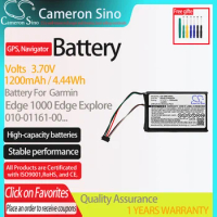 CameronSino Battery for Garmin Edge Explore Edge 1000 010-01161-00 010-020229-00 fits 361-00035-15,GPS Navigator Battery.