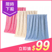 兔子大浴巾(140x70cm)1入 粉紅／米色／藍色／紫色 款式可選【小三美日】D020510