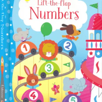 Usborne lift the flap Numbers English Educational Picture Books Baby Childhood learning reading book birthday gift