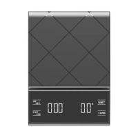 【Nil】家用手沖咖啡高精度電子秤 計時LCD顯示觸摸屏 烘焙秤/廚房料理秤/藥材秤（0.1g/3kg）