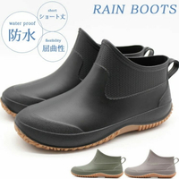 日本品牌 【mino aka】女士短筒防滑雨靴 露營 登山用防滑雨靴(3色)