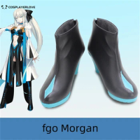 fate grand order fgo Morgan cosplay Shoes Boots Carnival Cosplay