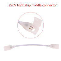 220V EU LED Strip sáng cho COB 360led 12mm ánh sáng kết nối với 2pin COB LED Strip ánh sáng giữa Cli