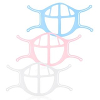 【O Pretty 歐沛媞】3D立體水洗透氣耳掛式矽膠口罩支架三入組(3色可選)