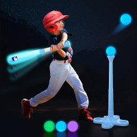 LED Tball Set for Toddlers 3-5 5-8 Light up Tee Ball Set for Toddlers Glow in The Dark T Ball Sets f