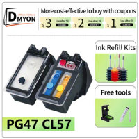 pg47 cl57 Remanufactured Replacement Ink Cartridge PG-47 CL-57 for canon printer pixma cartridge E33