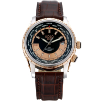 【HOGA】世界旅程GMT氚氣機械錶(兩色選擇-46mm)