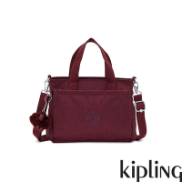 Kipling 微醺深酒紅多袋手提包-KANAAN
