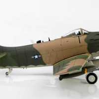 New 1/72 Alloy Casting Airplane Model US Air Force A-1H A1 Sky Raider Attack Aircraft, Vietnam War, A Toy Gift Worth Collecting