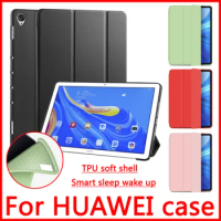 For Huawei MatePad 11 Pro 12.6 2021 Tablet PU Leather Cover For Mediapad M6 8.4 10.8 inch for Honor V6 10.4 " 2020 TPU soft Case