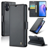 CaseMe Wallet Leather Case For OPPO Reno 7 7Z 8Z 8 Lite 4G Case Full Protective Covers For OPPO F21 Pro 4G 5G A96 Reno 7 8 Coque