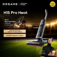 Dreame H15 Pro Heat Wet Dry Vacuum | AI Arm | 85°C Realtime Hot Mop | 22,000Pa Suction | 70Min Runti